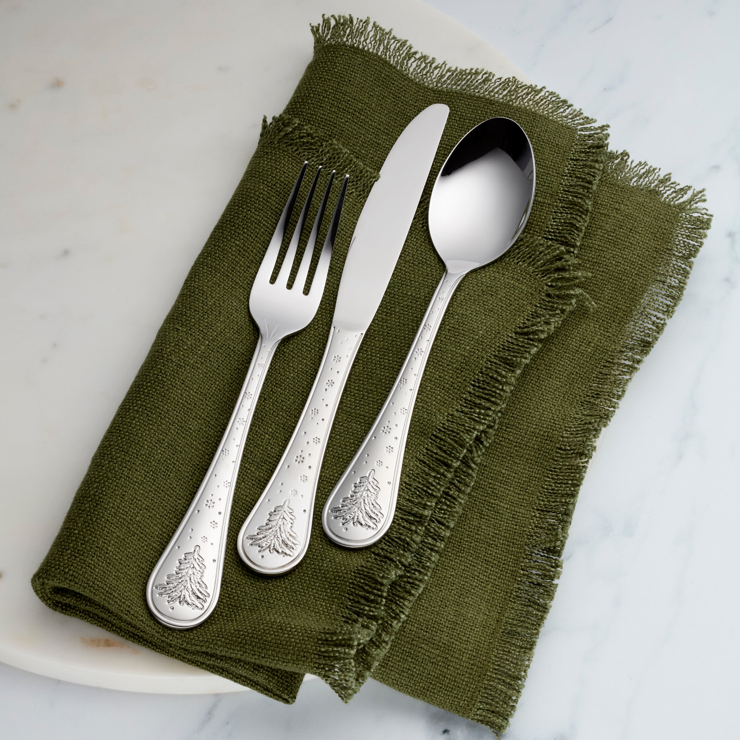 Winter Tree 12-Piece Flatware Set - Image 3