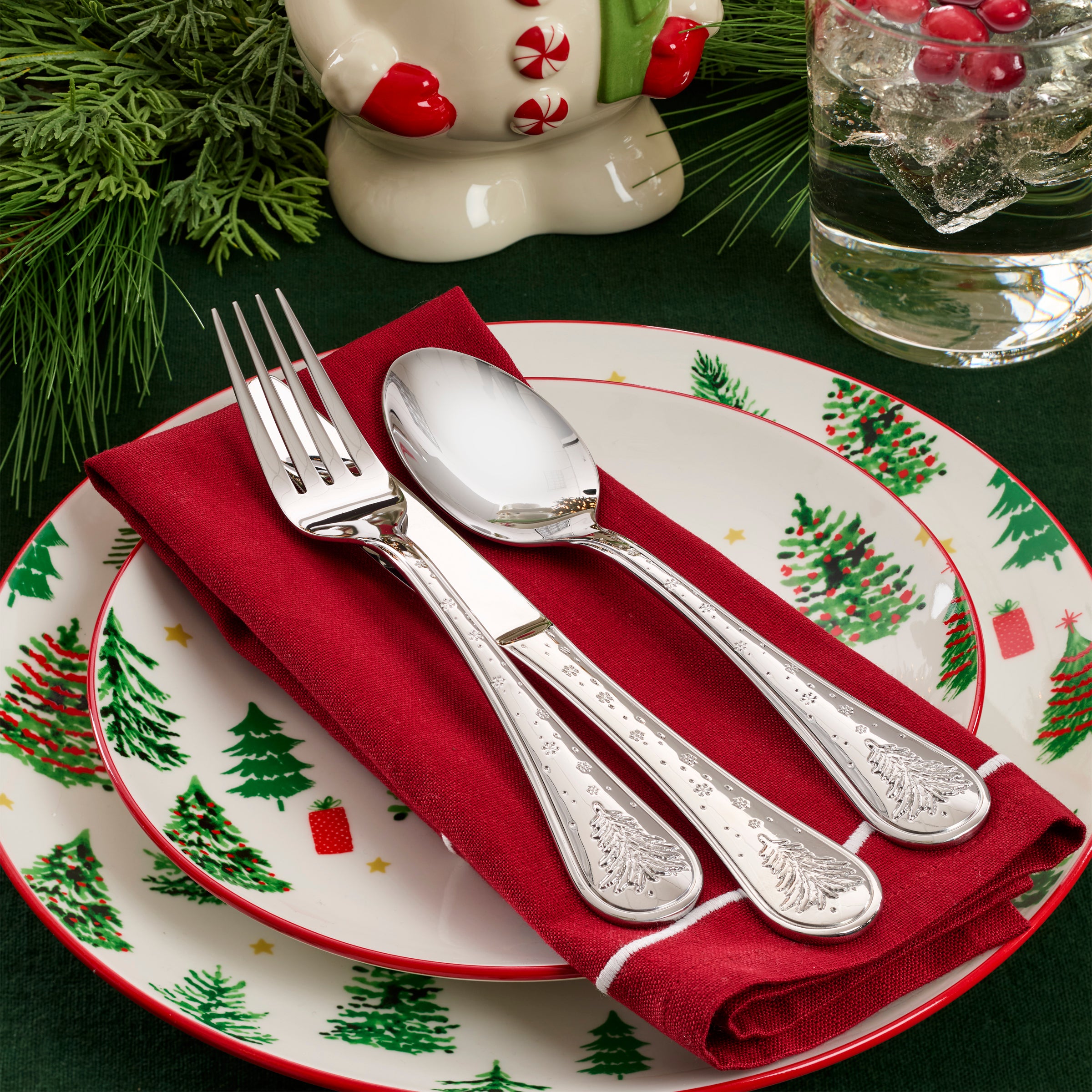 Winter Tree 12-Piece Flatware Set - Image 4