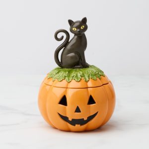 Haunted Halloween Covered Candy Jar