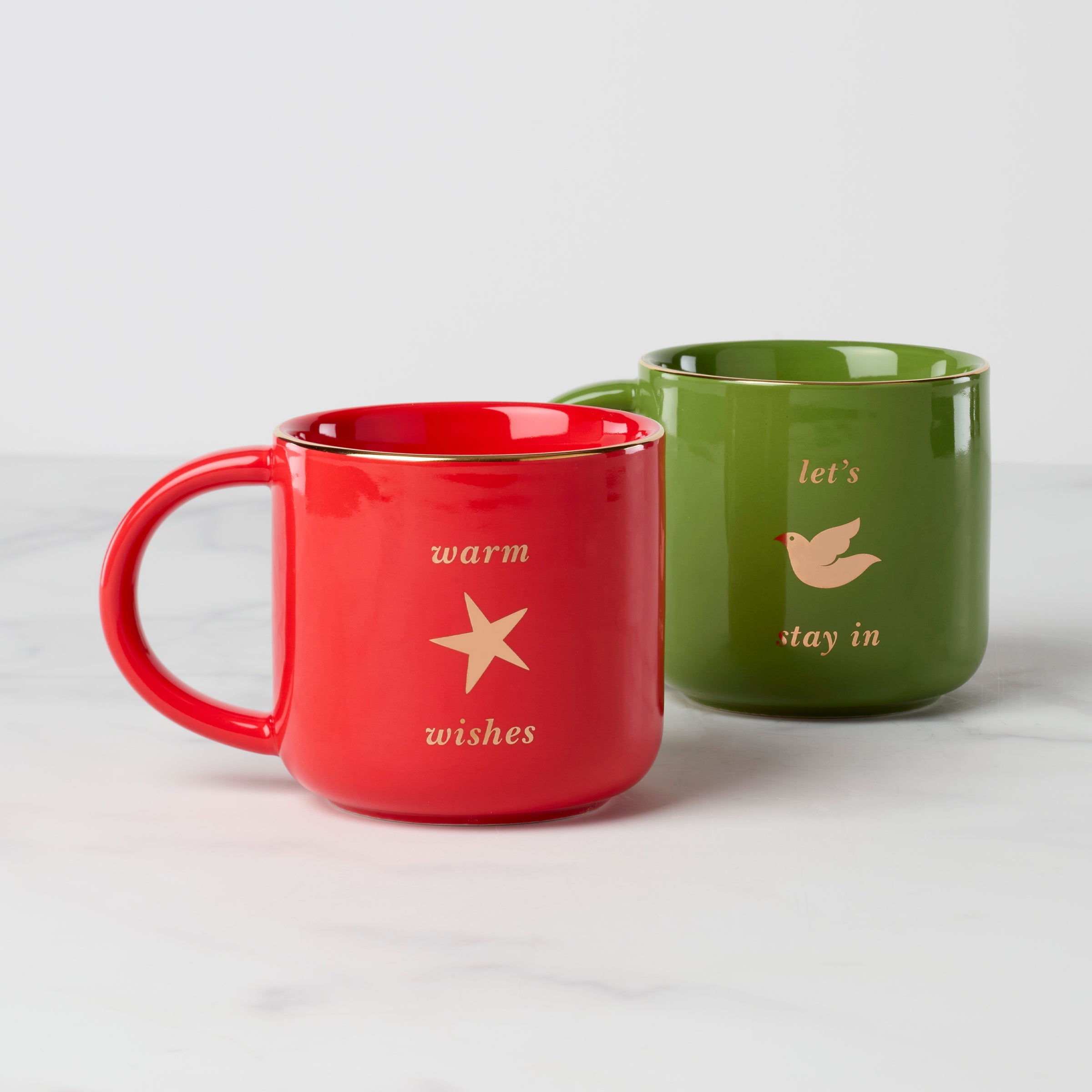 Be Jolly Warm Wishes Mugs. Set of 2 - Image 2