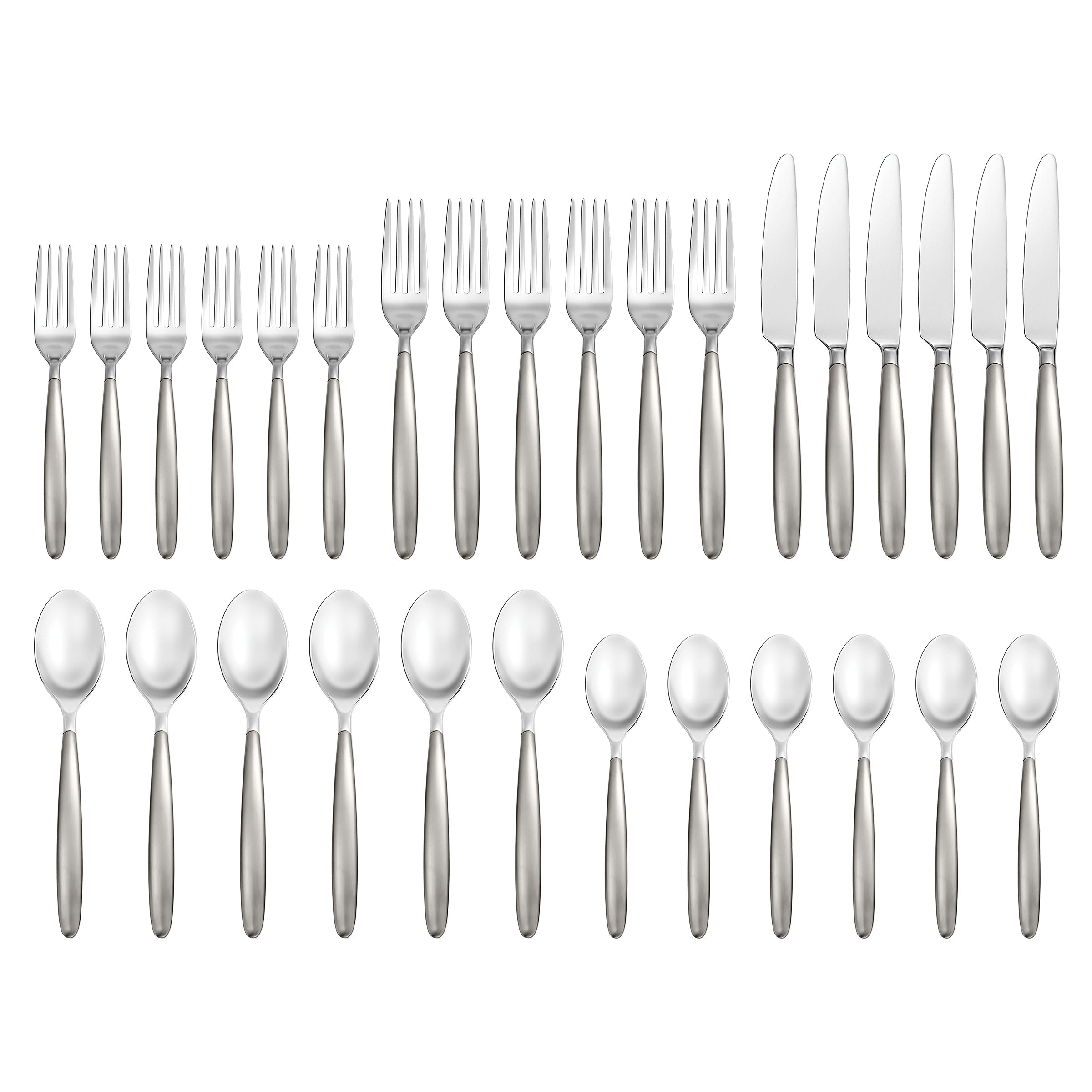 Tidal Frosted 30-Piece Flatware Set - Image 2