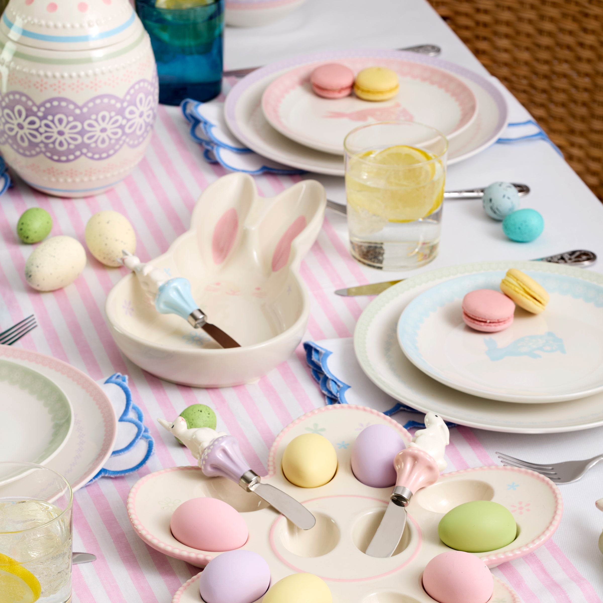 Bunny Hop Easter Egg Platter - Image 3