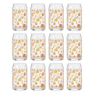 Harvest Can Cooler Glasses. Set of 12