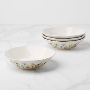 Wildflowers Dinner Bowls. Set of 4