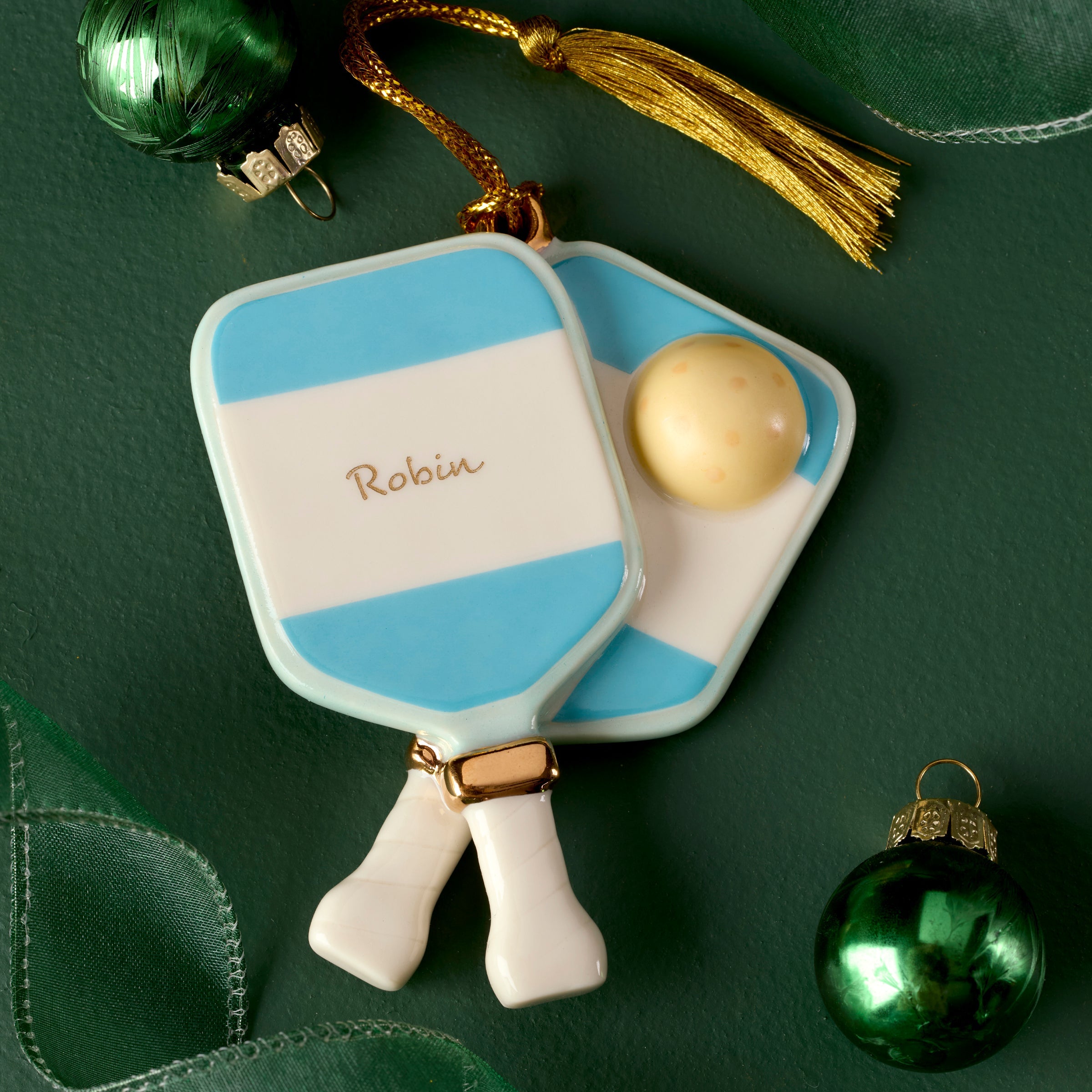 Personalized Pickleball Ornament - Image 3