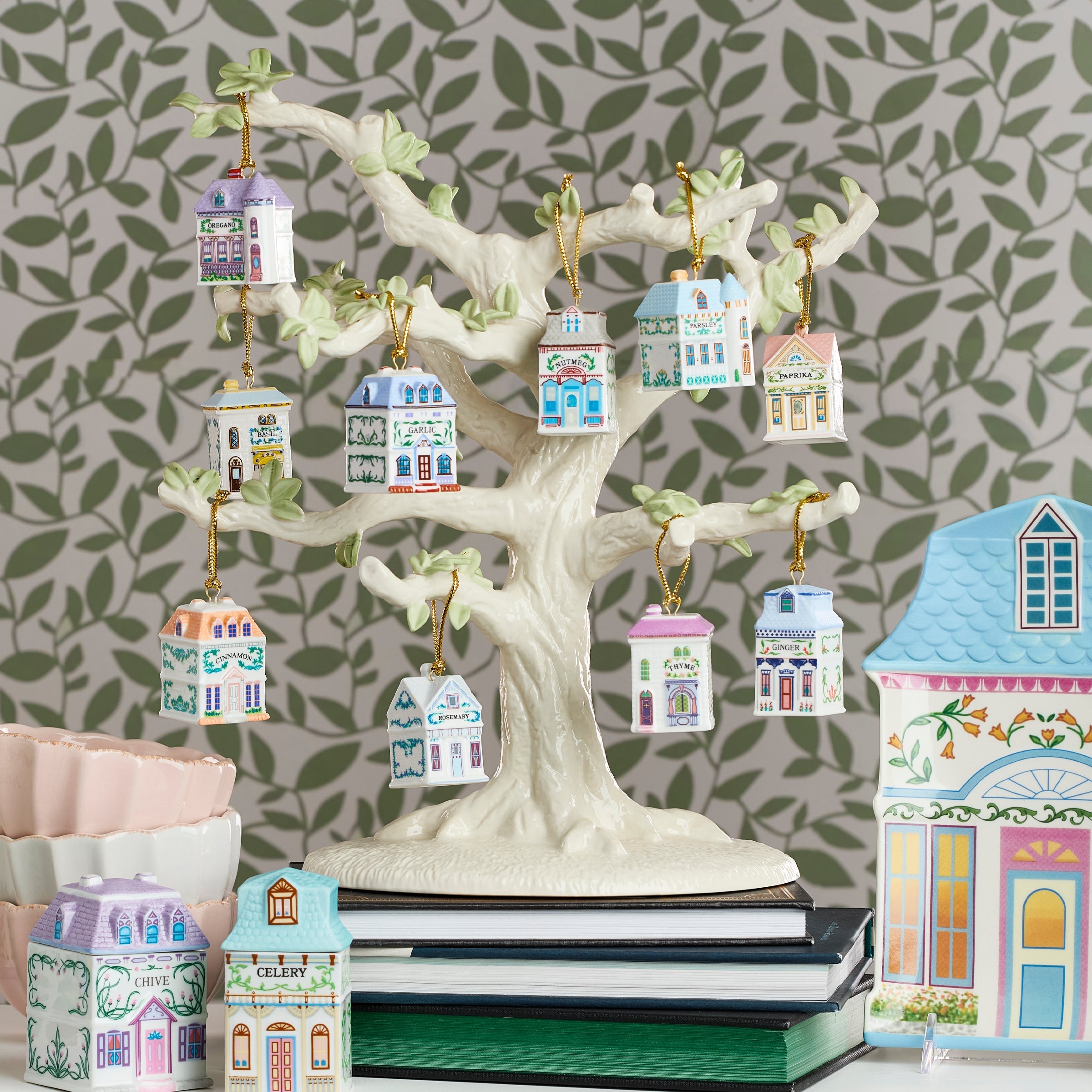 Lenox Spice Village 10-Piece Mini Ornament Set - Image 3