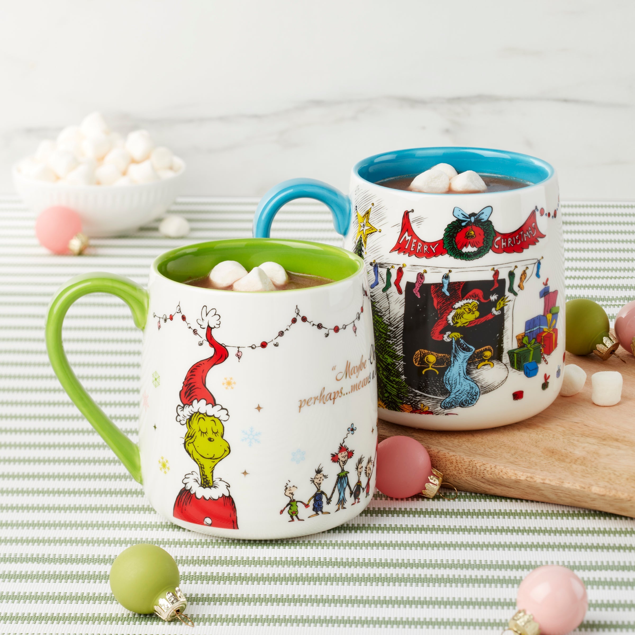 Who-Ville Grinch-Fireplace Mugs. Set of 2 - Image 4