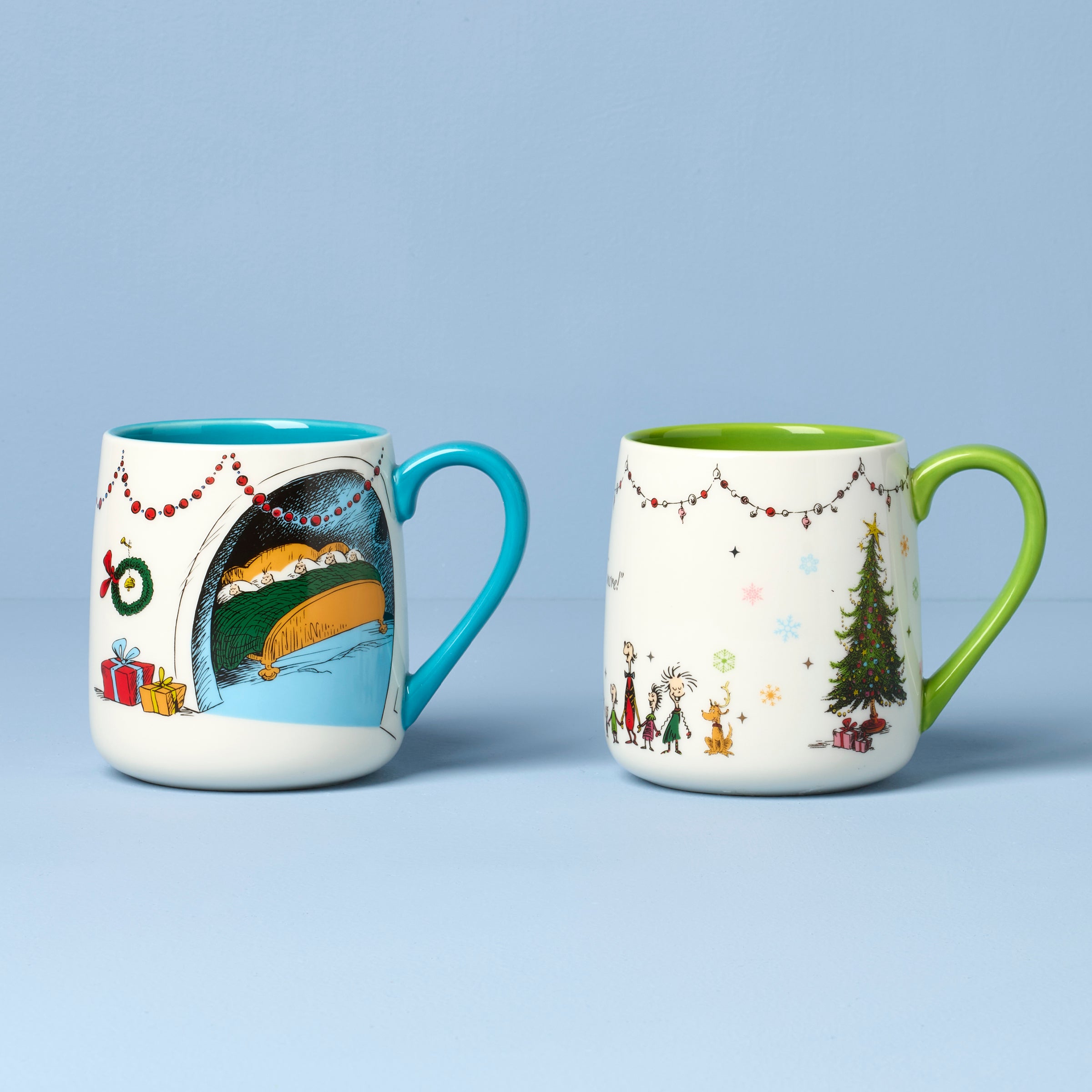 Who-Ville Grinch-Fireplace Mugs. Set of 2 - Image 3