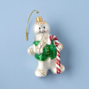 Blown Glass Gingerbread Ornament