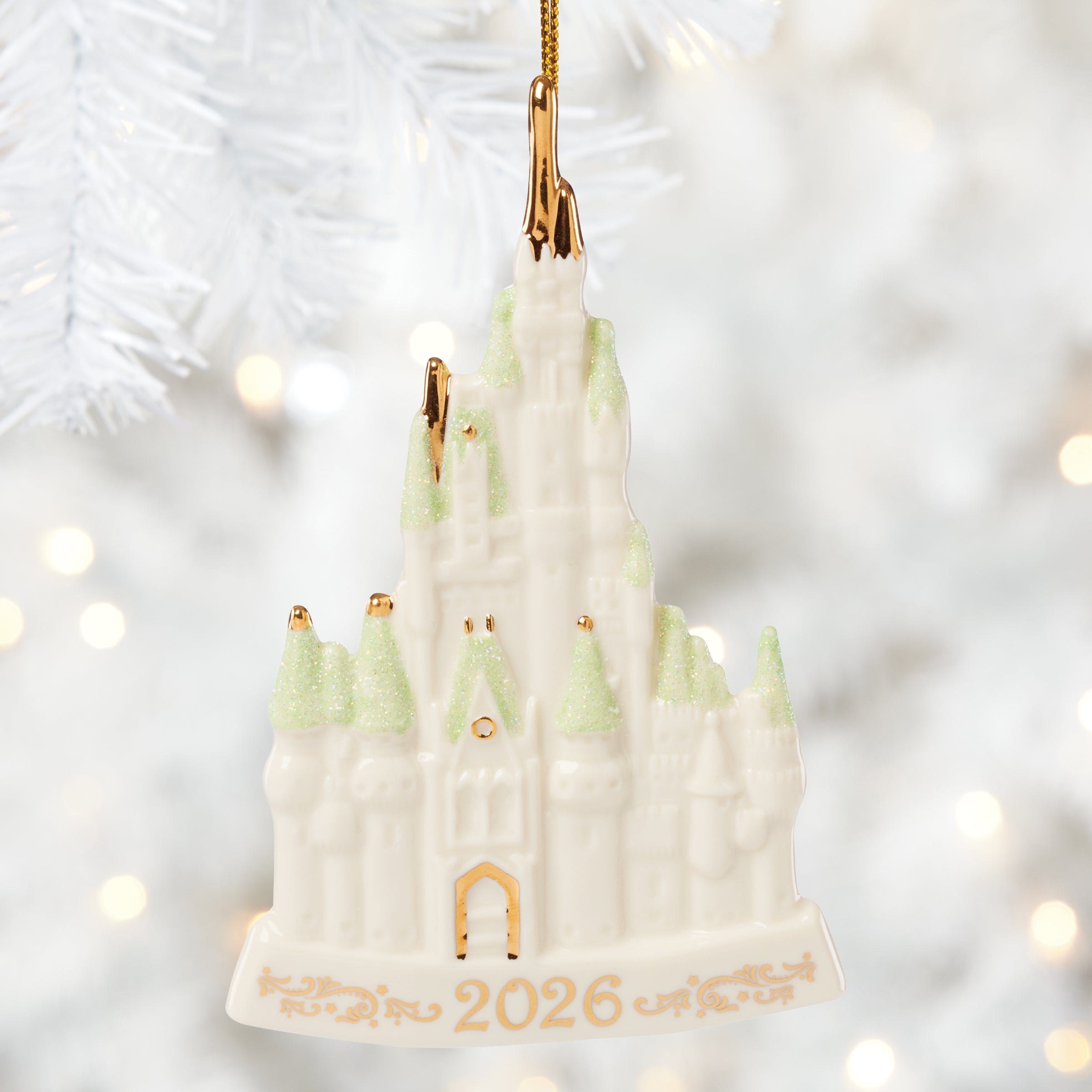 2026 Cinderella Castle Porcelain Ornament - Image 2