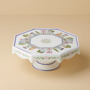 Lenox Spice Village Cake Plate