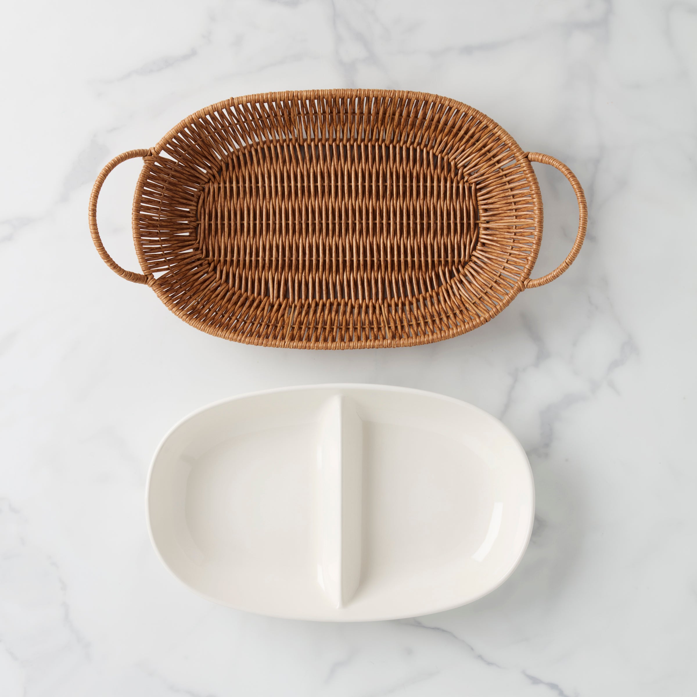 Willow & White. Divided Server with Tray - Image 3