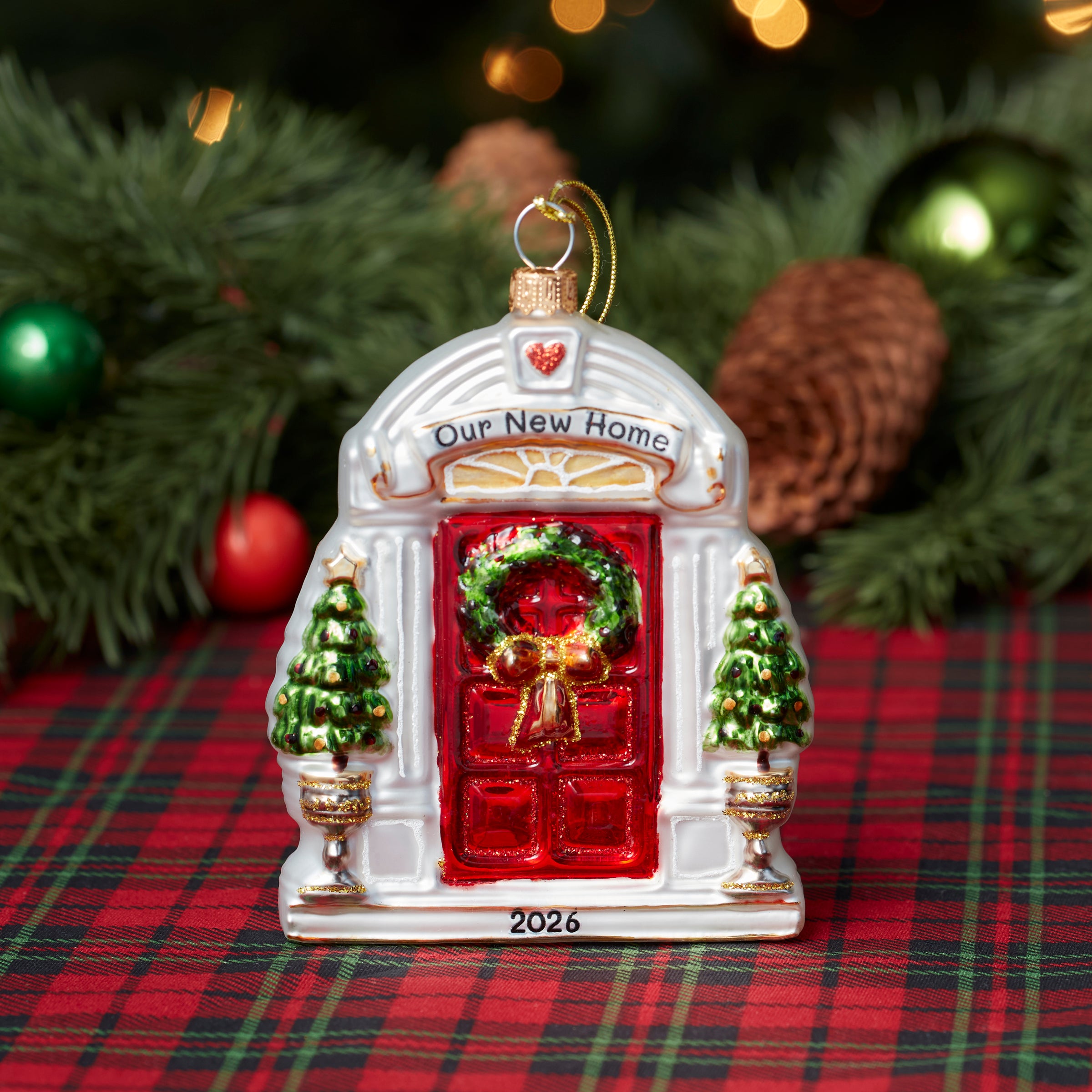 2026 Retro Blown Glass New Home Ornament - Image 2