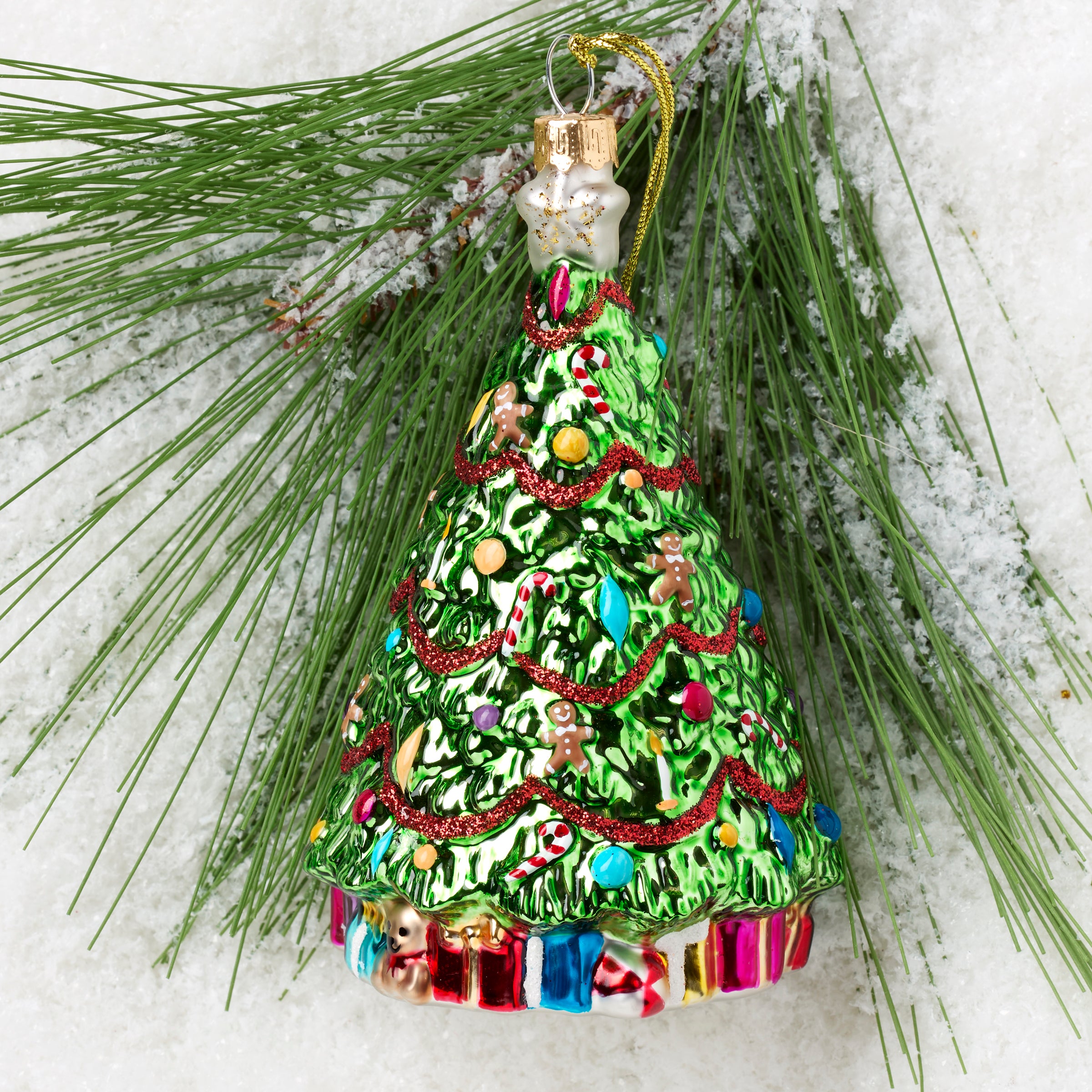 Blown Glass Tree Ornament - Image 4