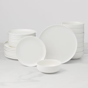 24 Seven White 24-Piece Dinnerware Set