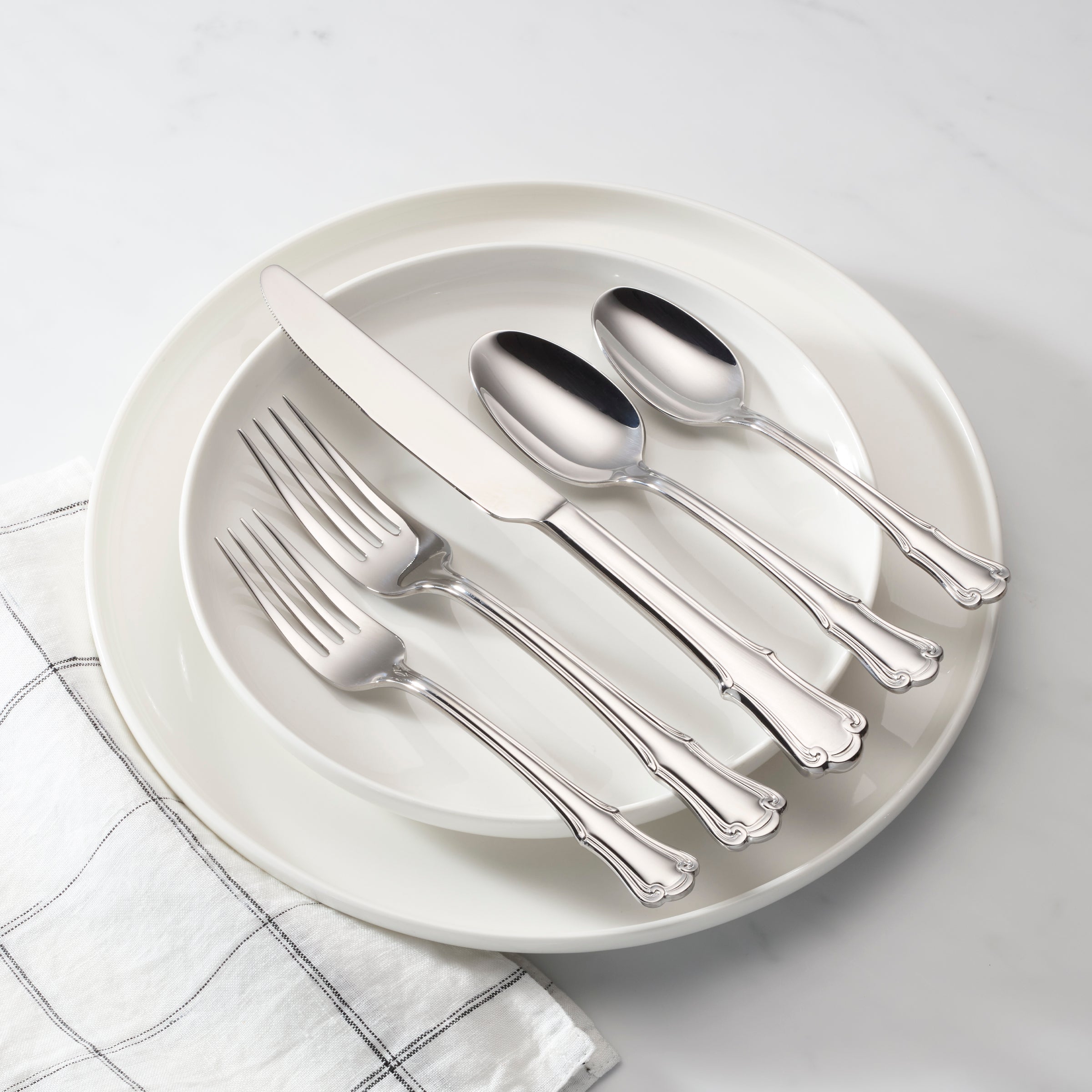 James Street 45-Piece Set Flatware - Image 5