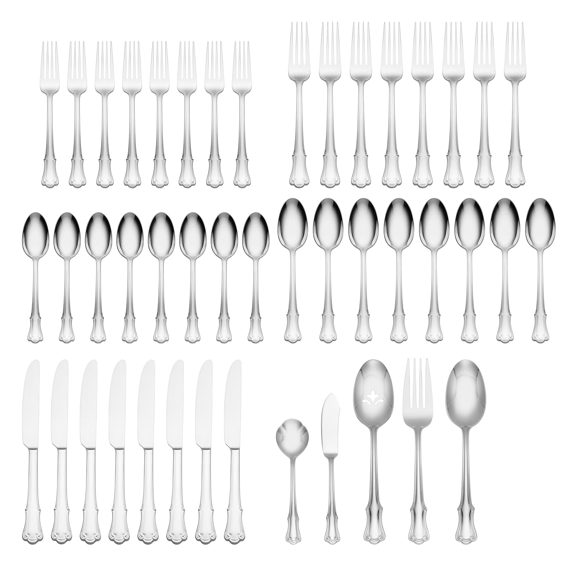 James Street 45-Piece Set Flatware - Image 2