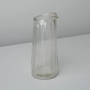 Ruffle Glass Lines Carafe