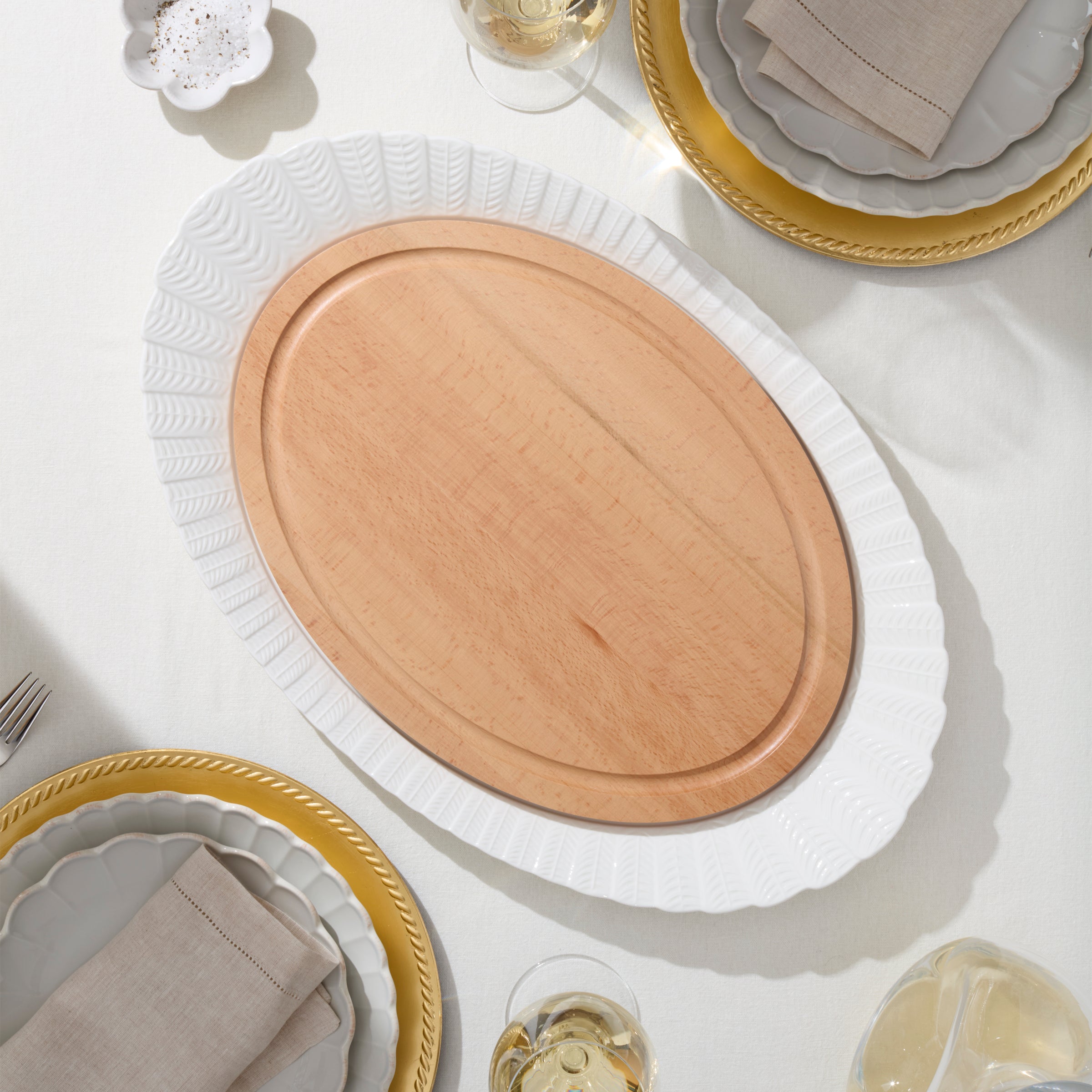 Harvest 4-Piece Turkey Platter & Carving Set - Image 8