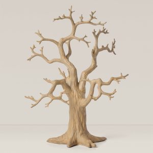 Rustic Oak Ornament Tree