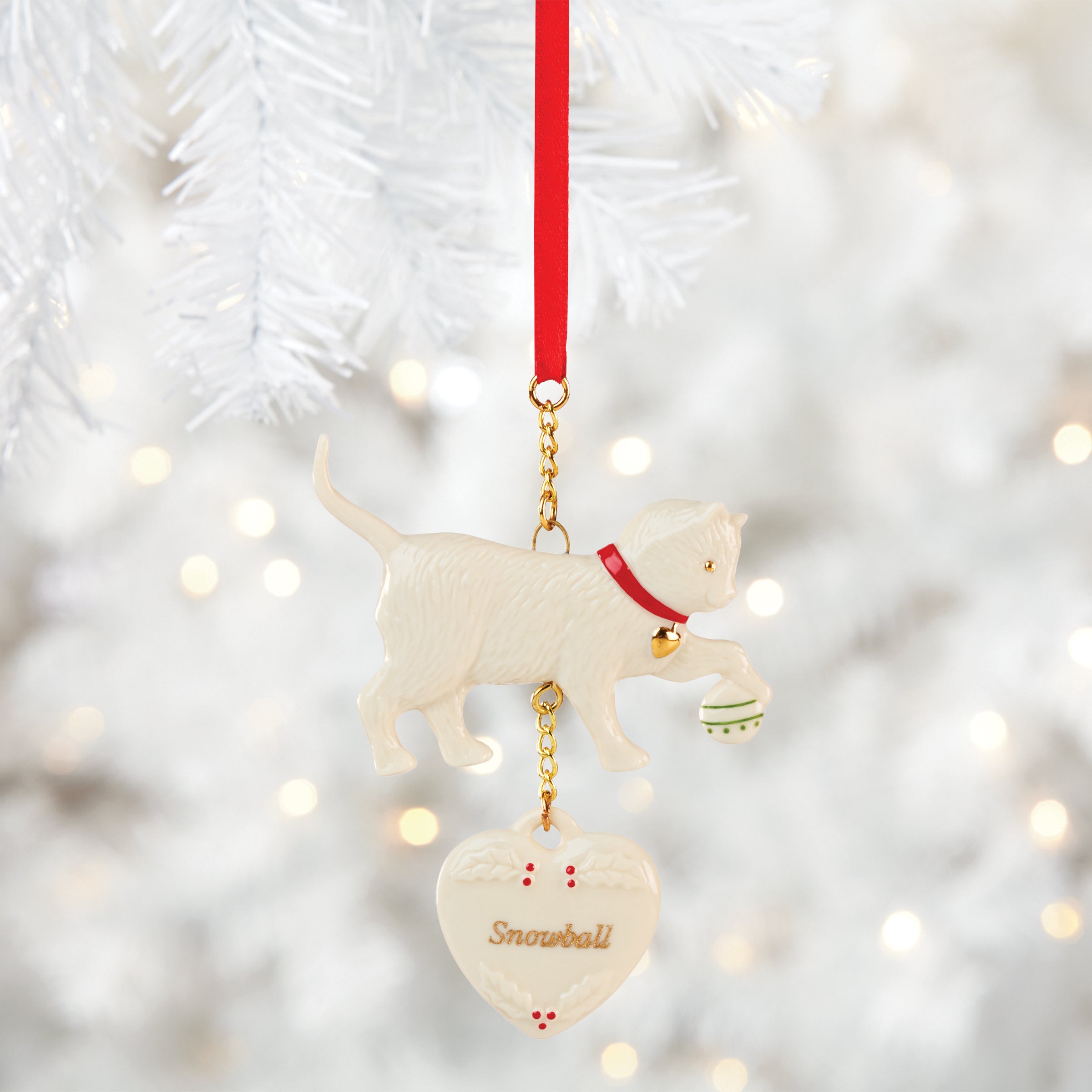 Personalized Playful Cat Ornament - Image 2