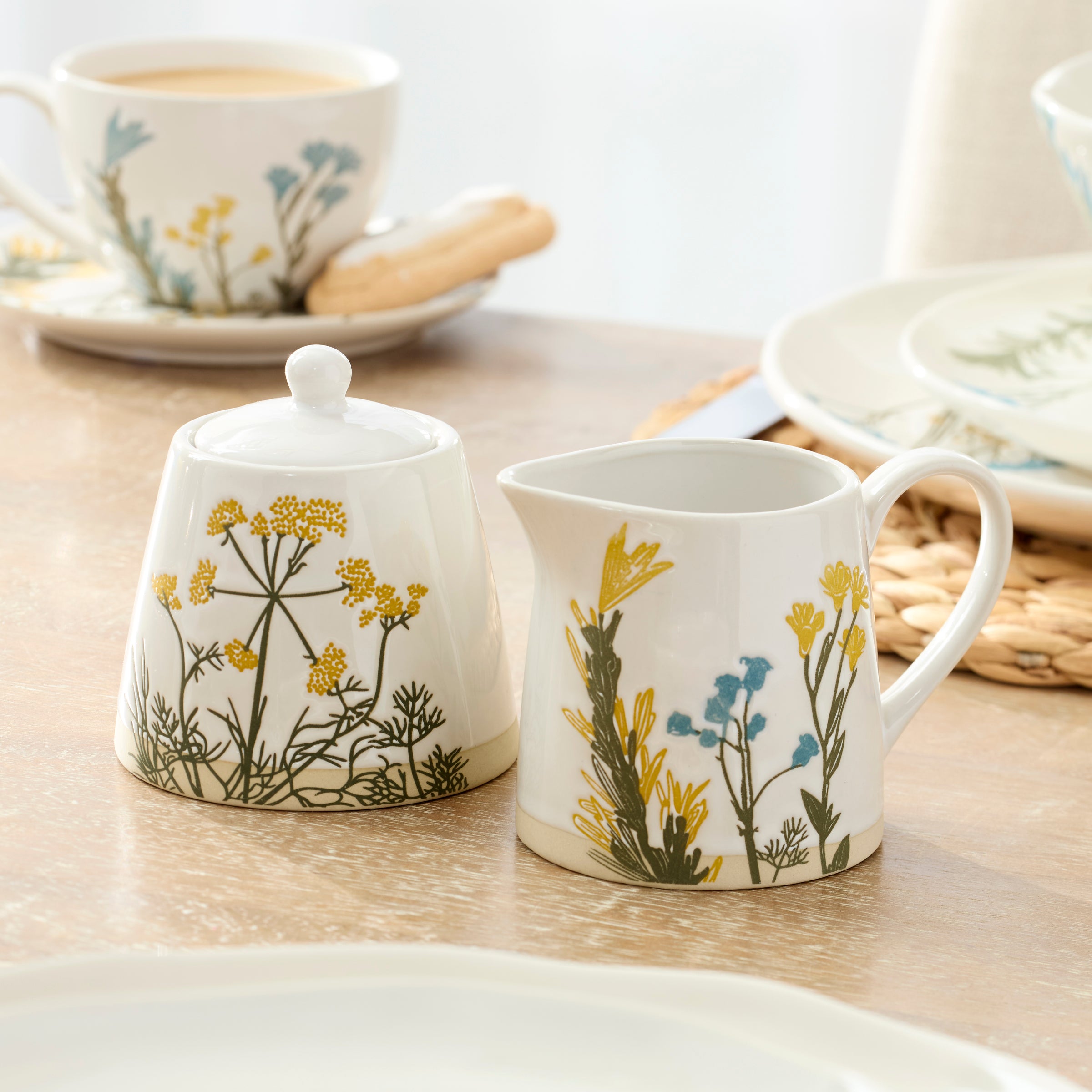 Wildflowers Sugar & Creamer Set - Image 3