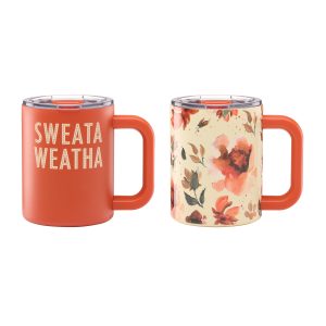 Harvest Insulated Mugs. Set of 2