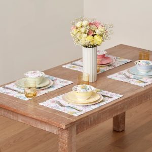 Bouquet Ribbon Placemats. Set of 4