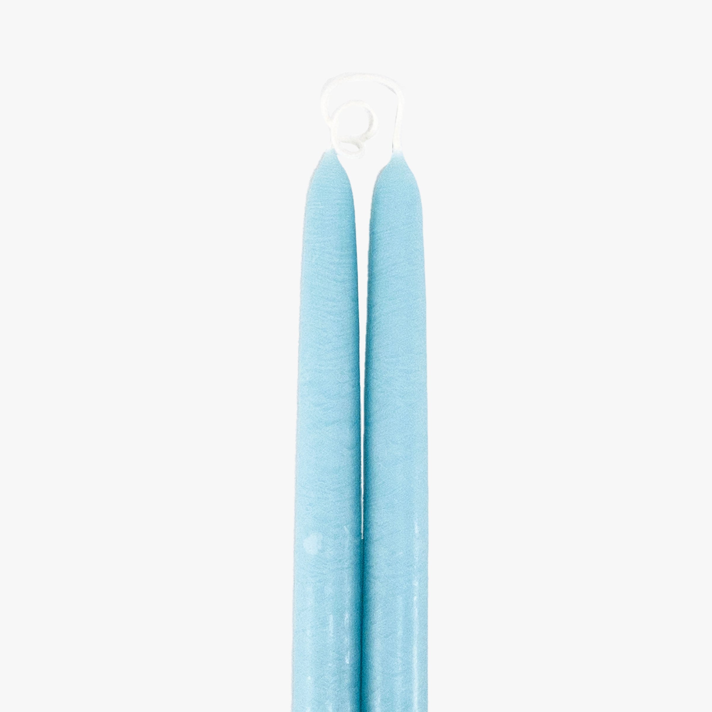 Dripless Robins Egg 12 Taper Candles. Set of 2 - Image 2