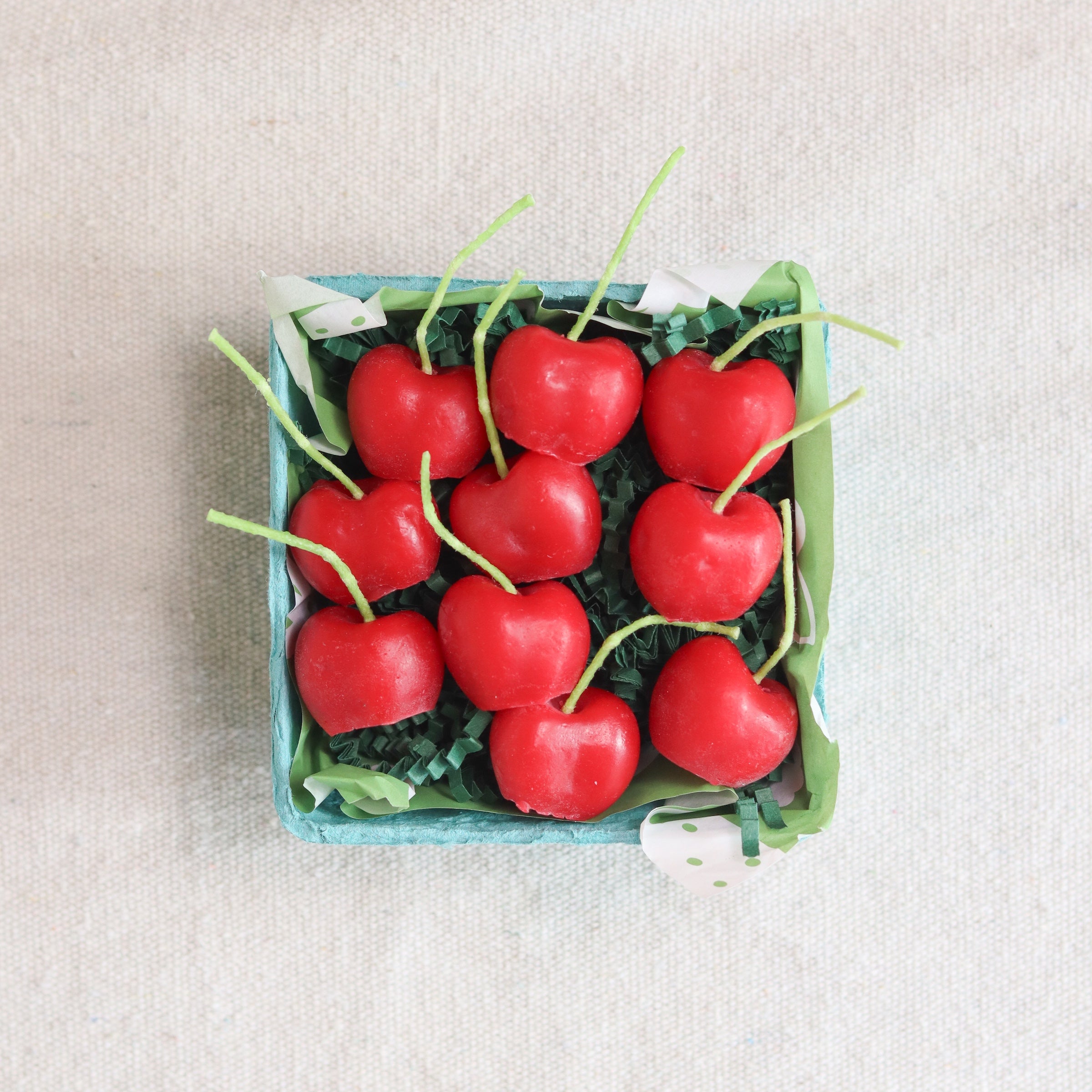 Cherry Beeswax Birthday Candles - Image 2