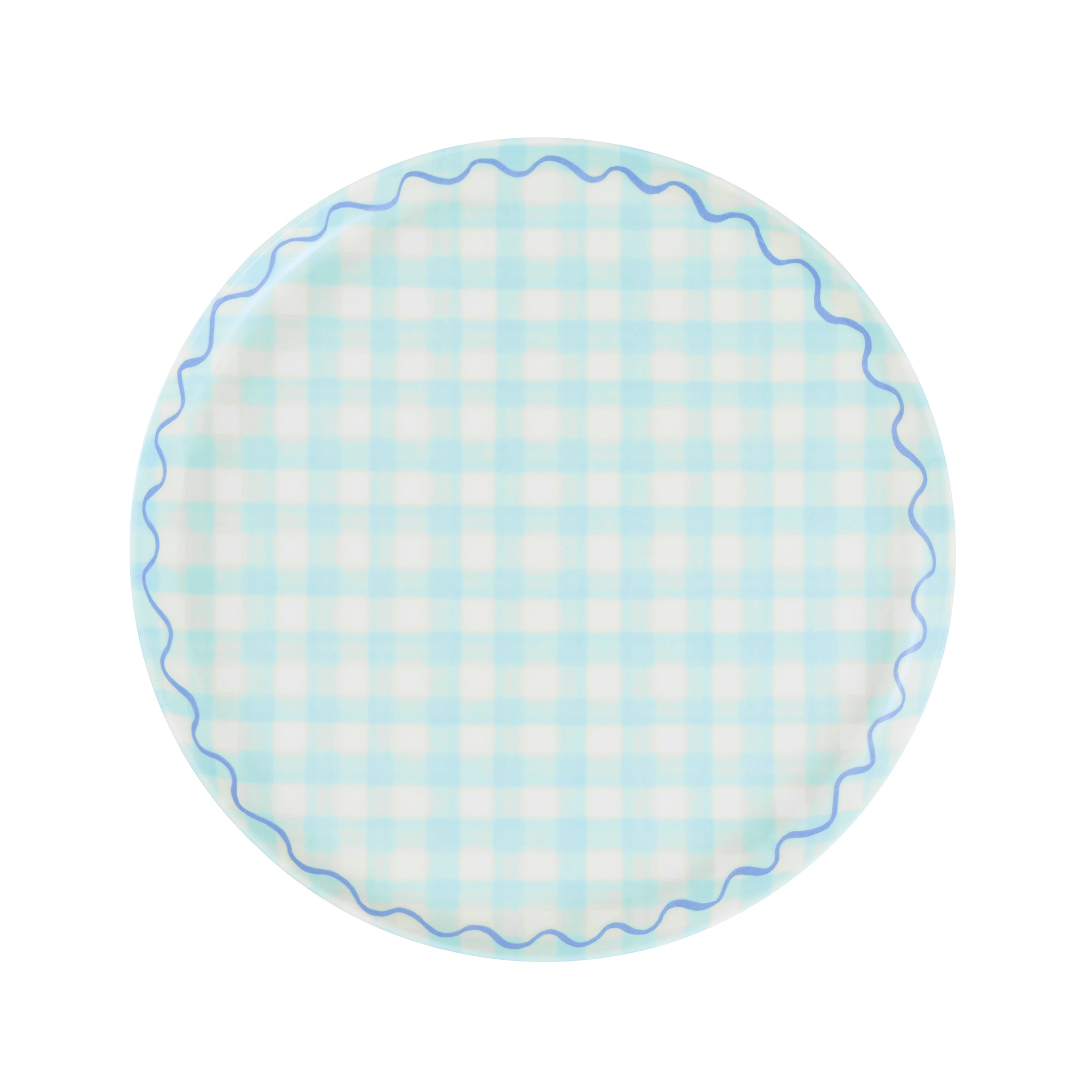 Gingham Reusable Small Plates - Image 2