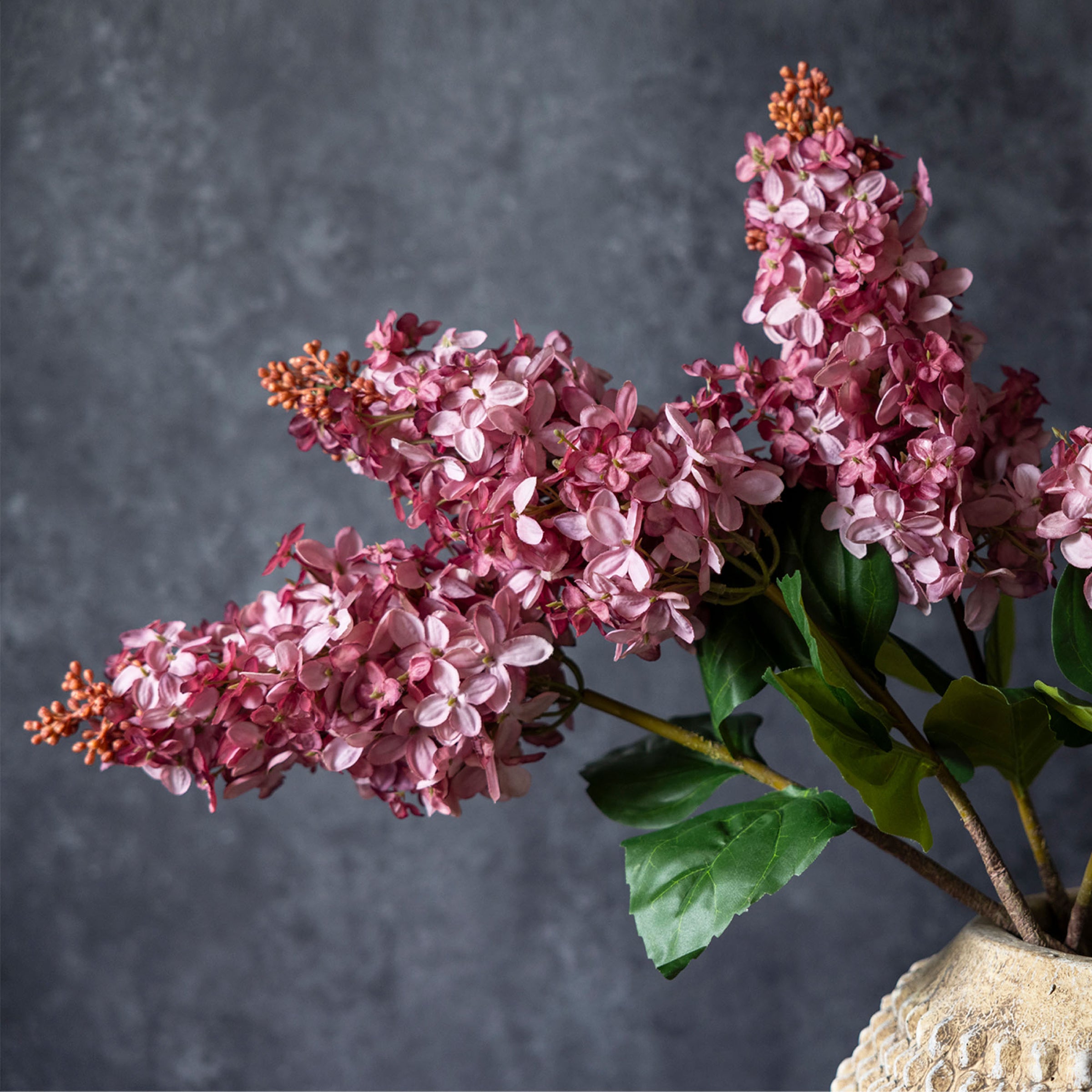 Artificial Sunset Cone Hydrangea Stem - Image 4