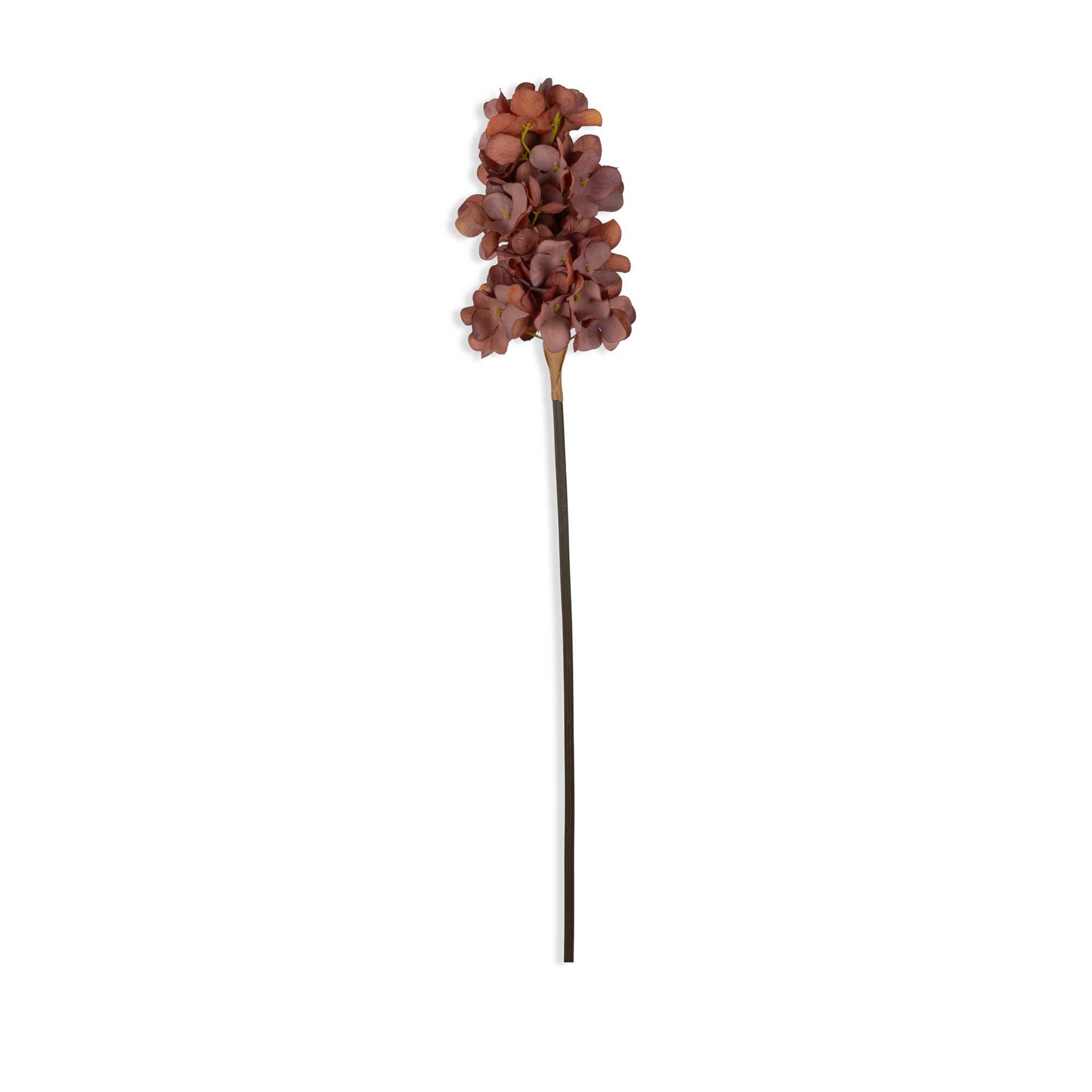 Artificial Antique Pink Cone Hydrangea Stem - Image 2