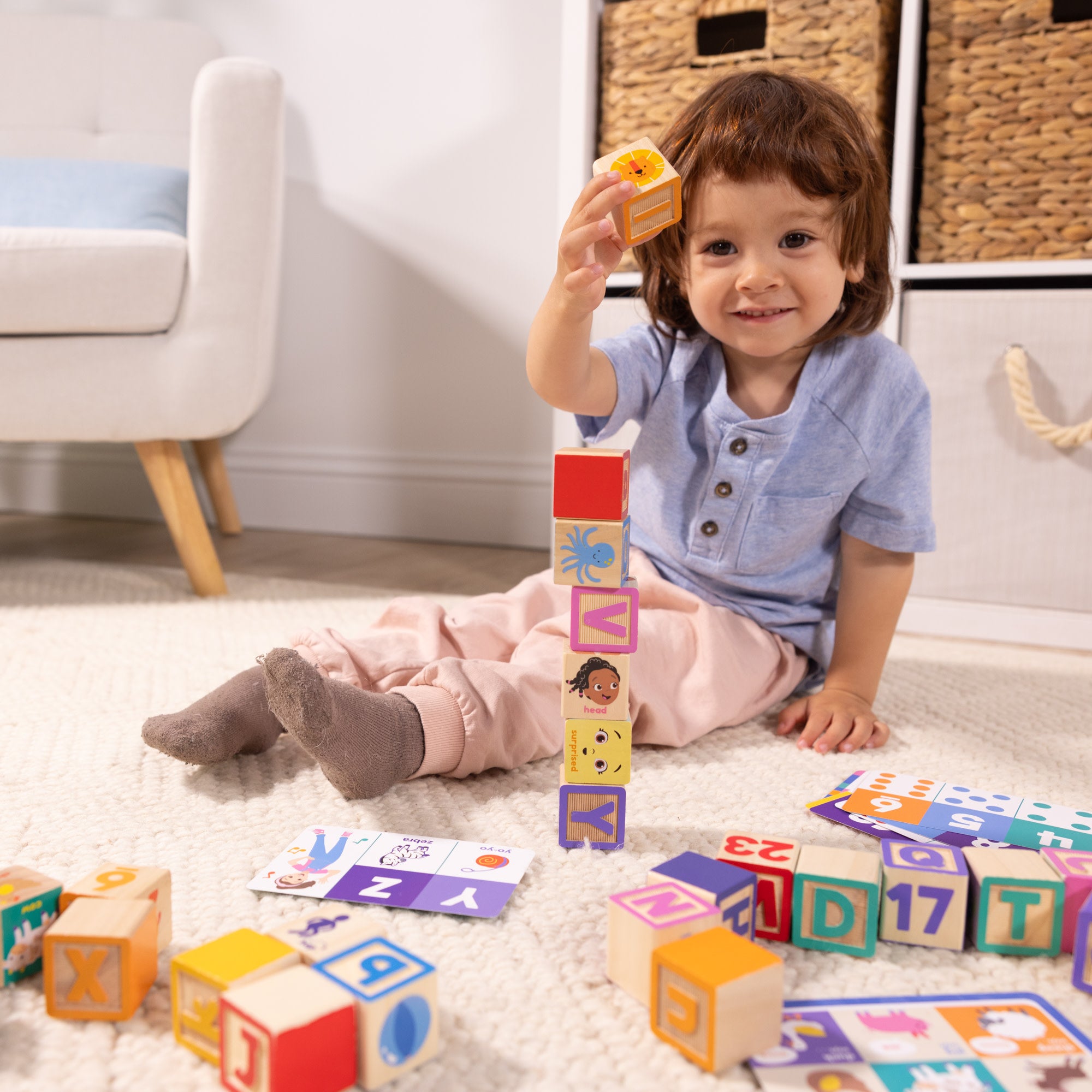 Ms. Rachelâ„¢ Wooden Learning Blocks - Image 6