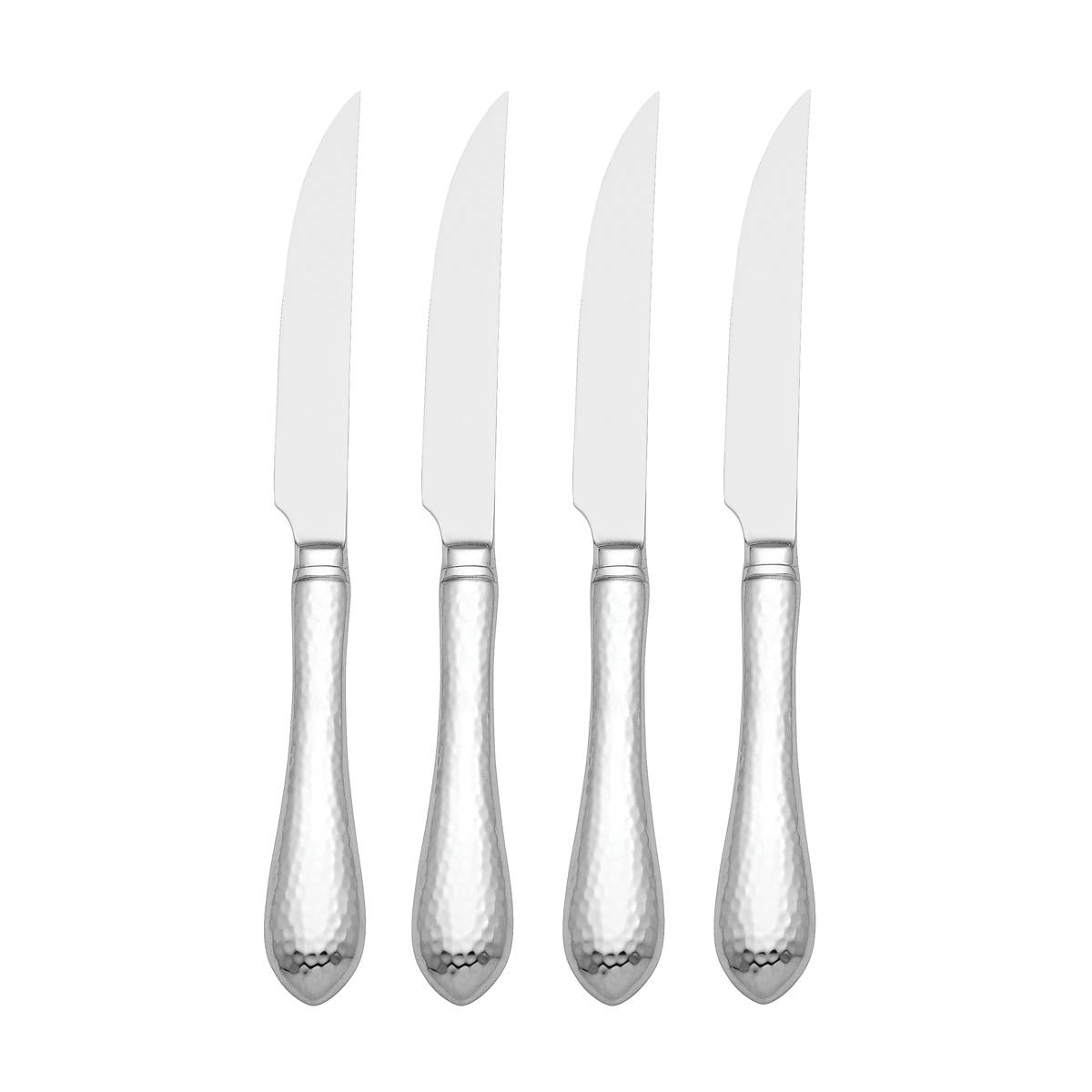 Hammered Antique Steak Knives. Set of 4 - Image 3