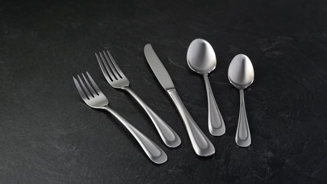 Satin Sand Dune Salad Forks. Set of 4 - Image 2
