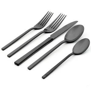 Allay Midnight 20-Piece Flatware Set