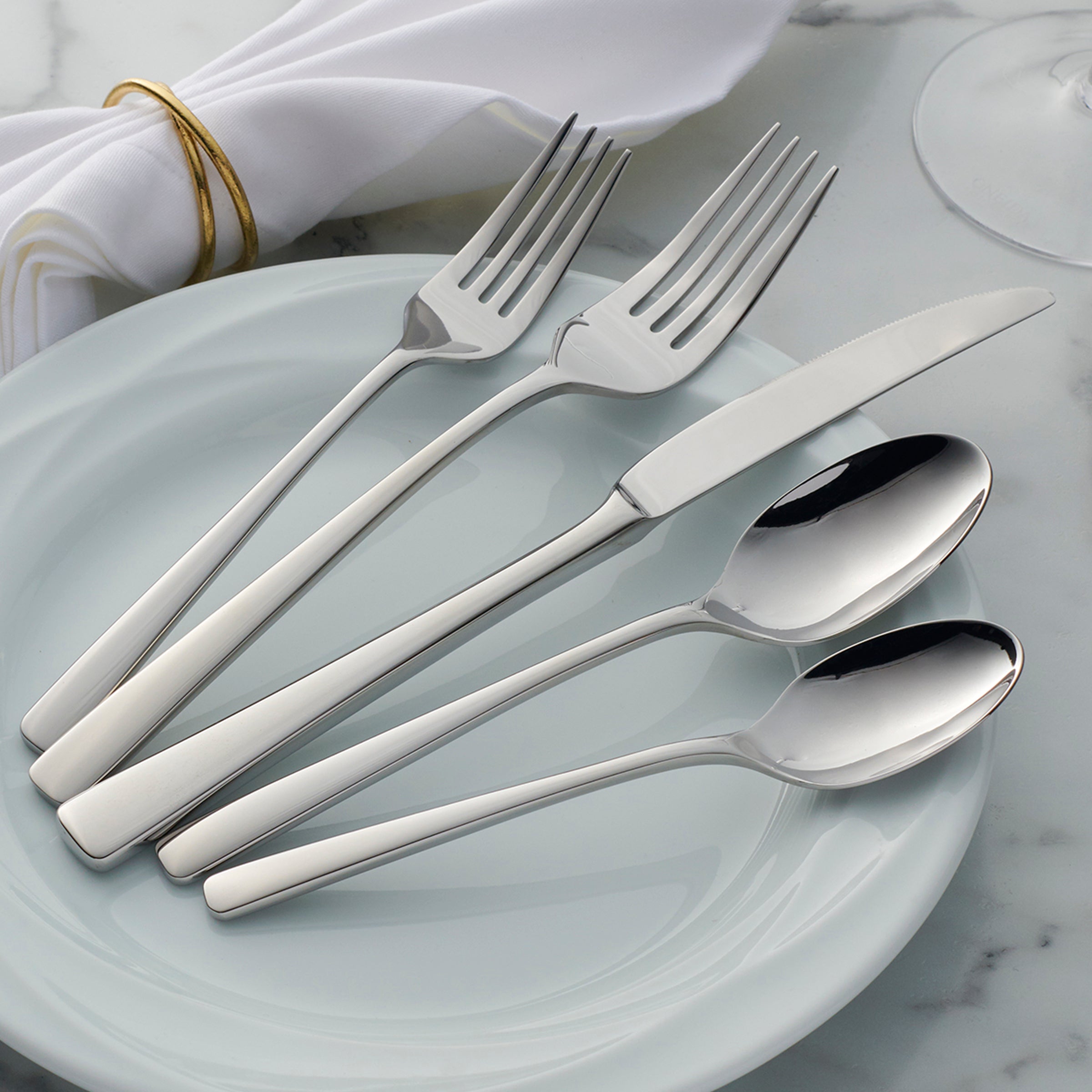 Doublet 20-Piece Flatware Set - Image 3