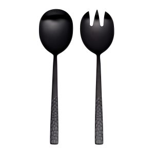 Mezze Midnight 2-Piece Salad Servers