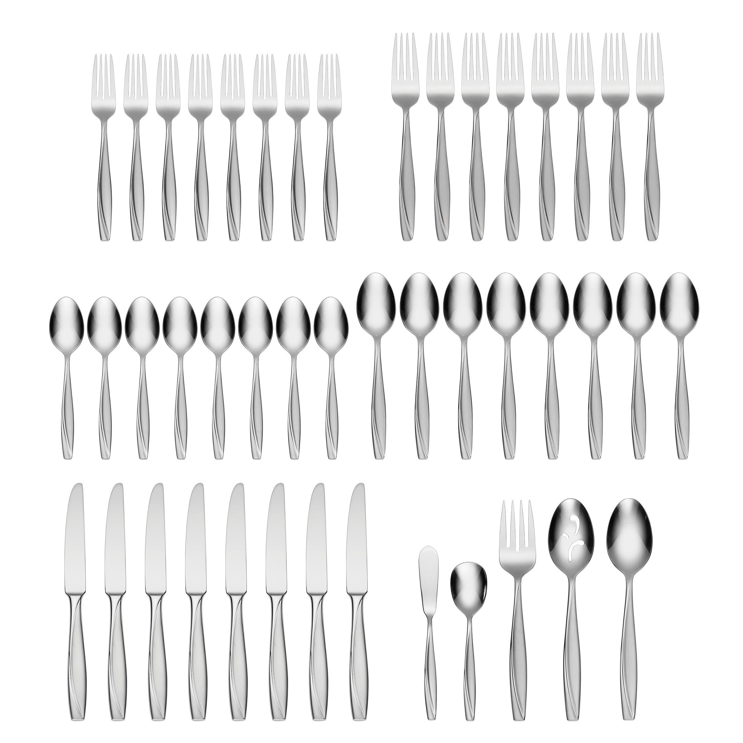 Cleo 45-Piece Flatware Set - Image 2