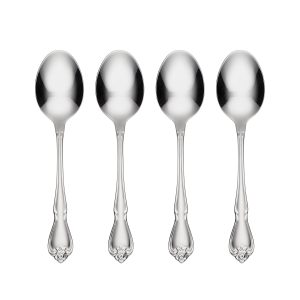True Rose Dinner Spoons. Set of 4