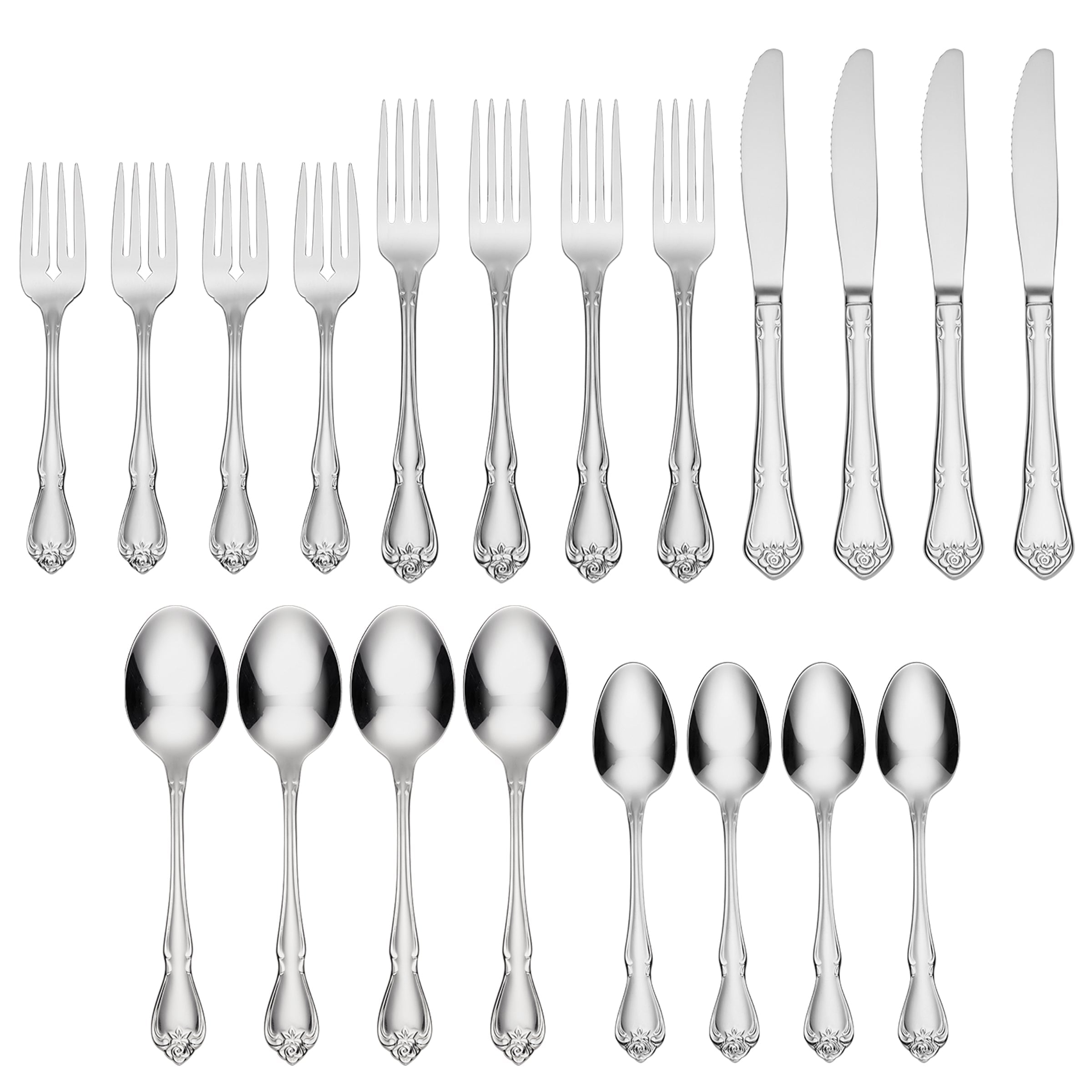 True Rose 20-Piece Flatware Set - Image 2