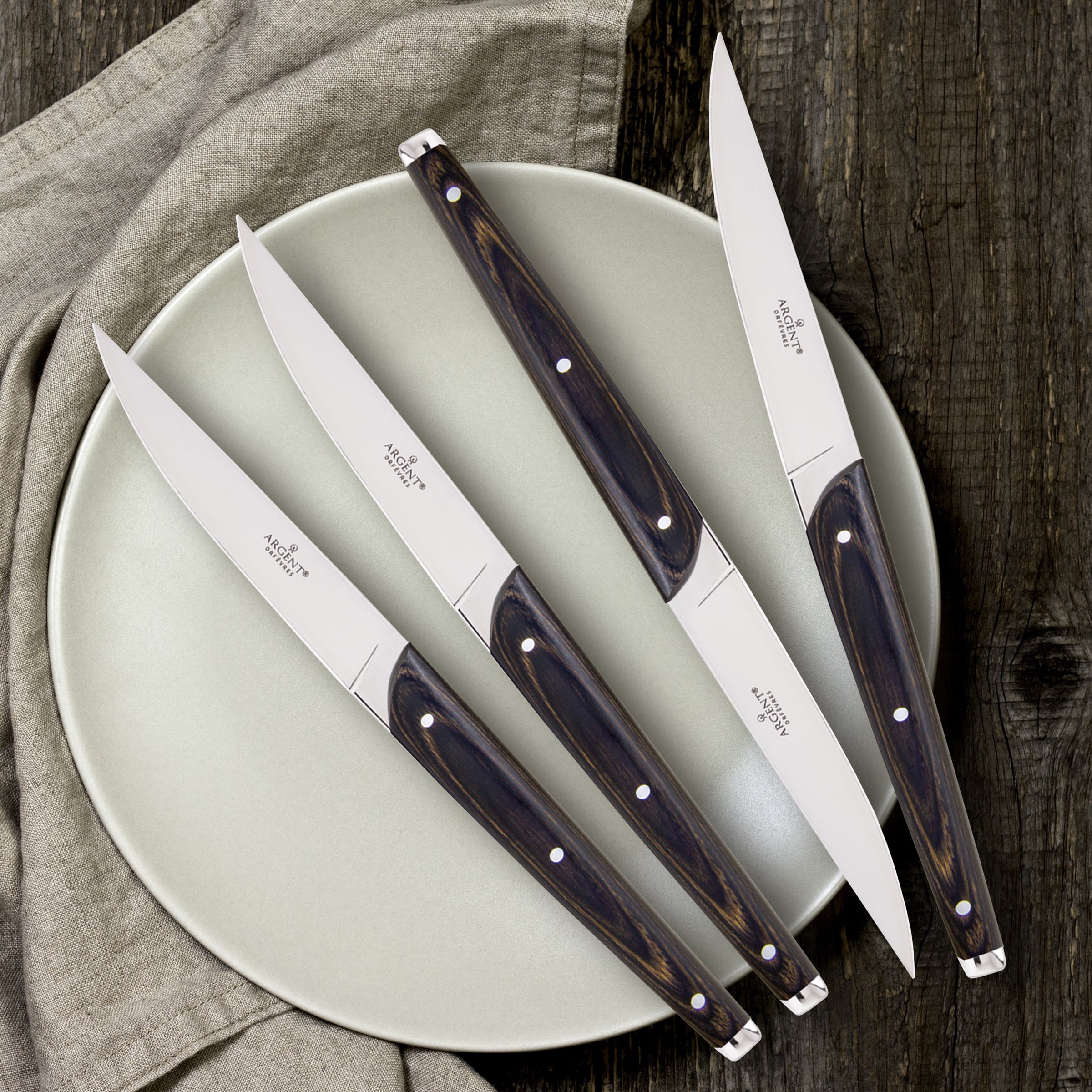 Pakkawood Steak Knives. Set of 4 - Image 2