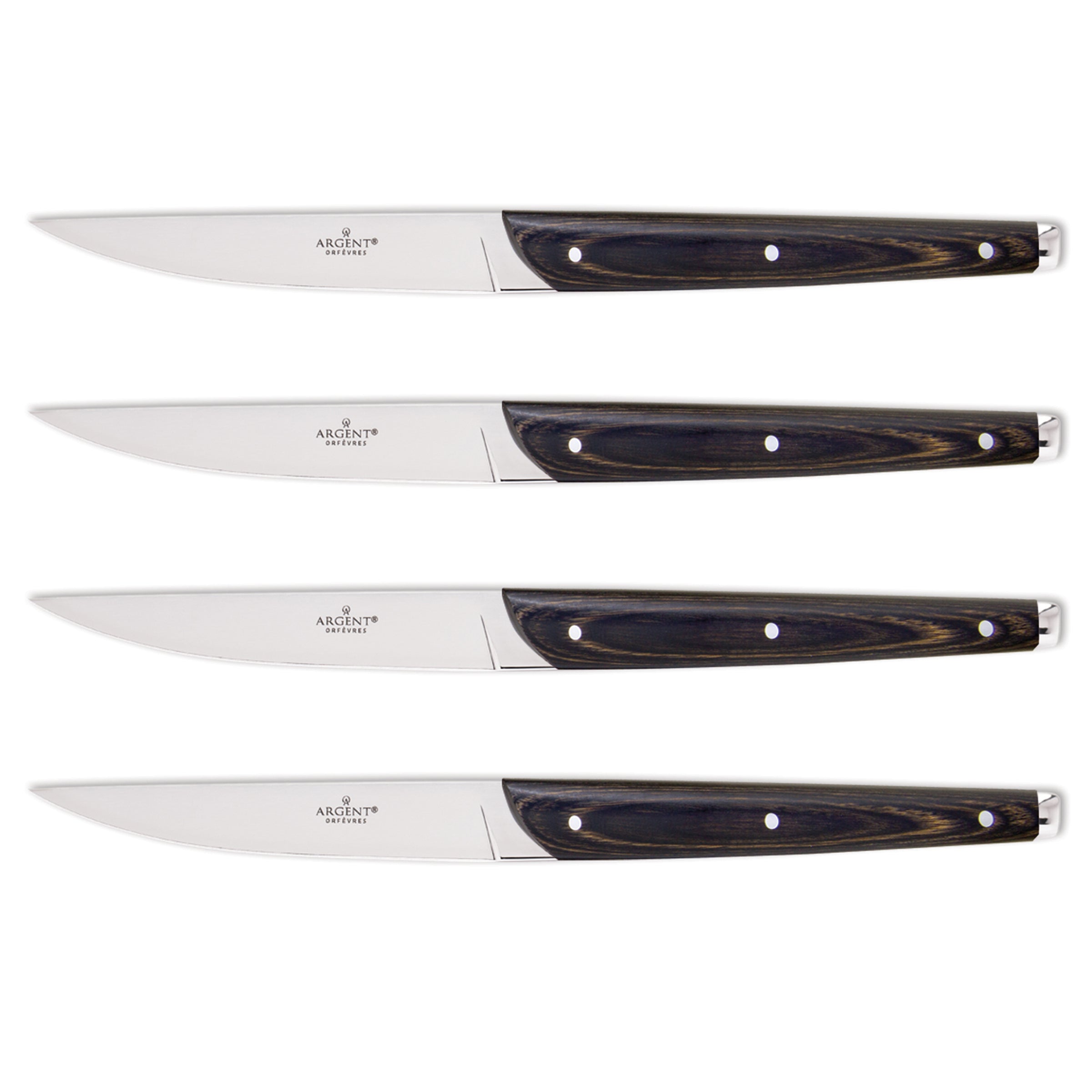 Pakkawood Steak Knives. Set of 4