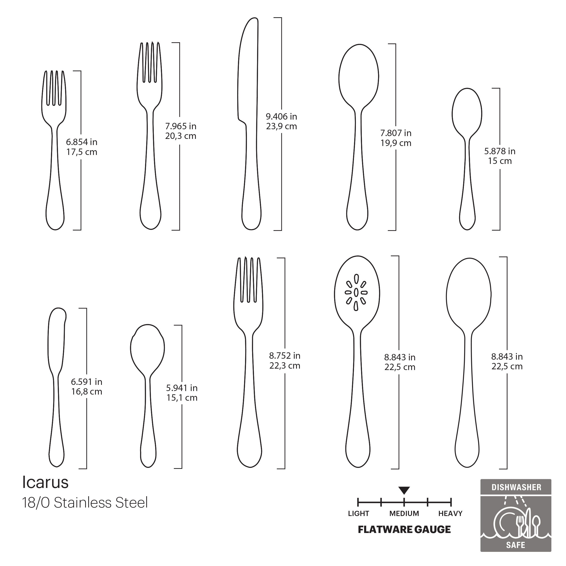 Icarus 45-Piece Flatware Set - Image 2
