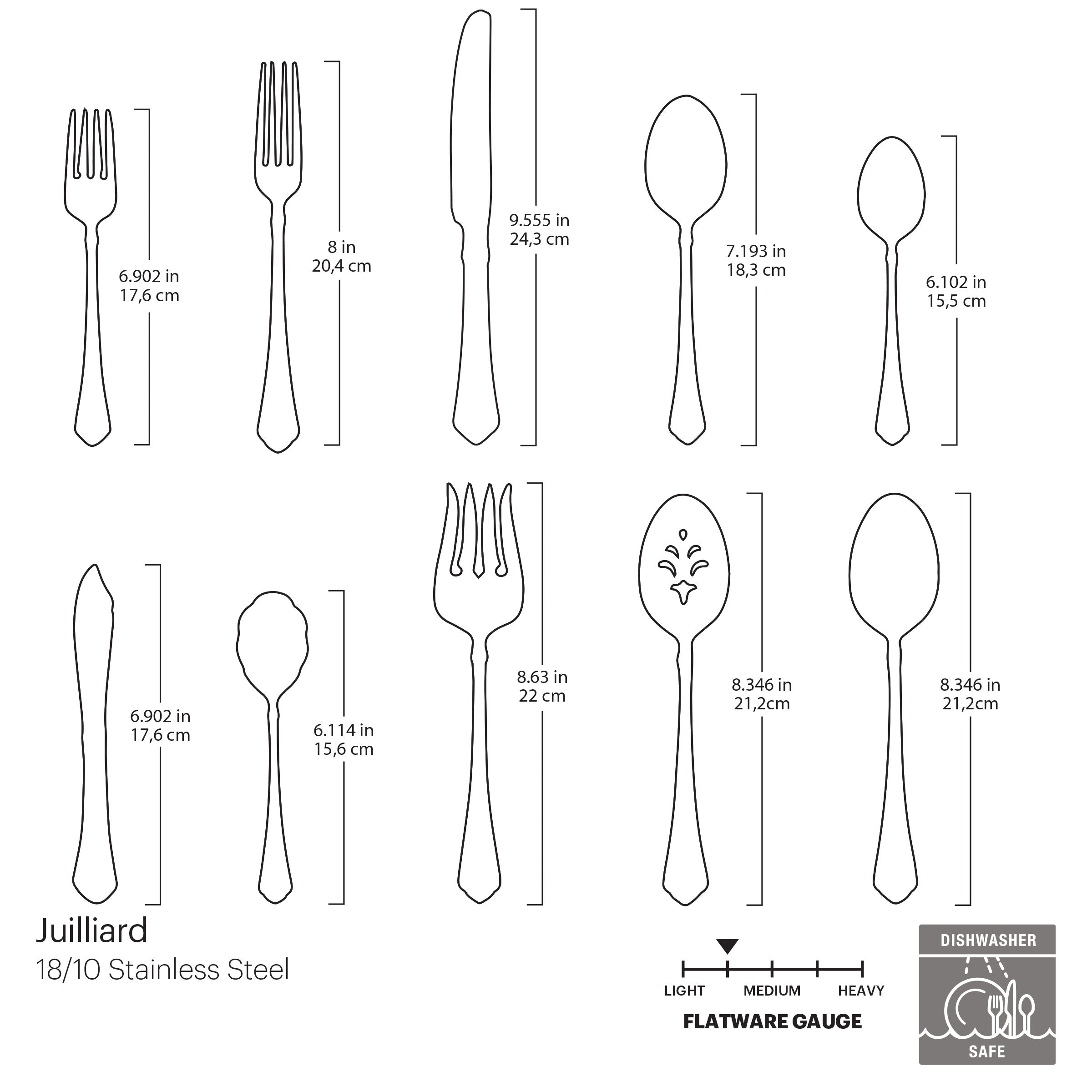 Juilliard 45-Piece Flatware Set - Image 2