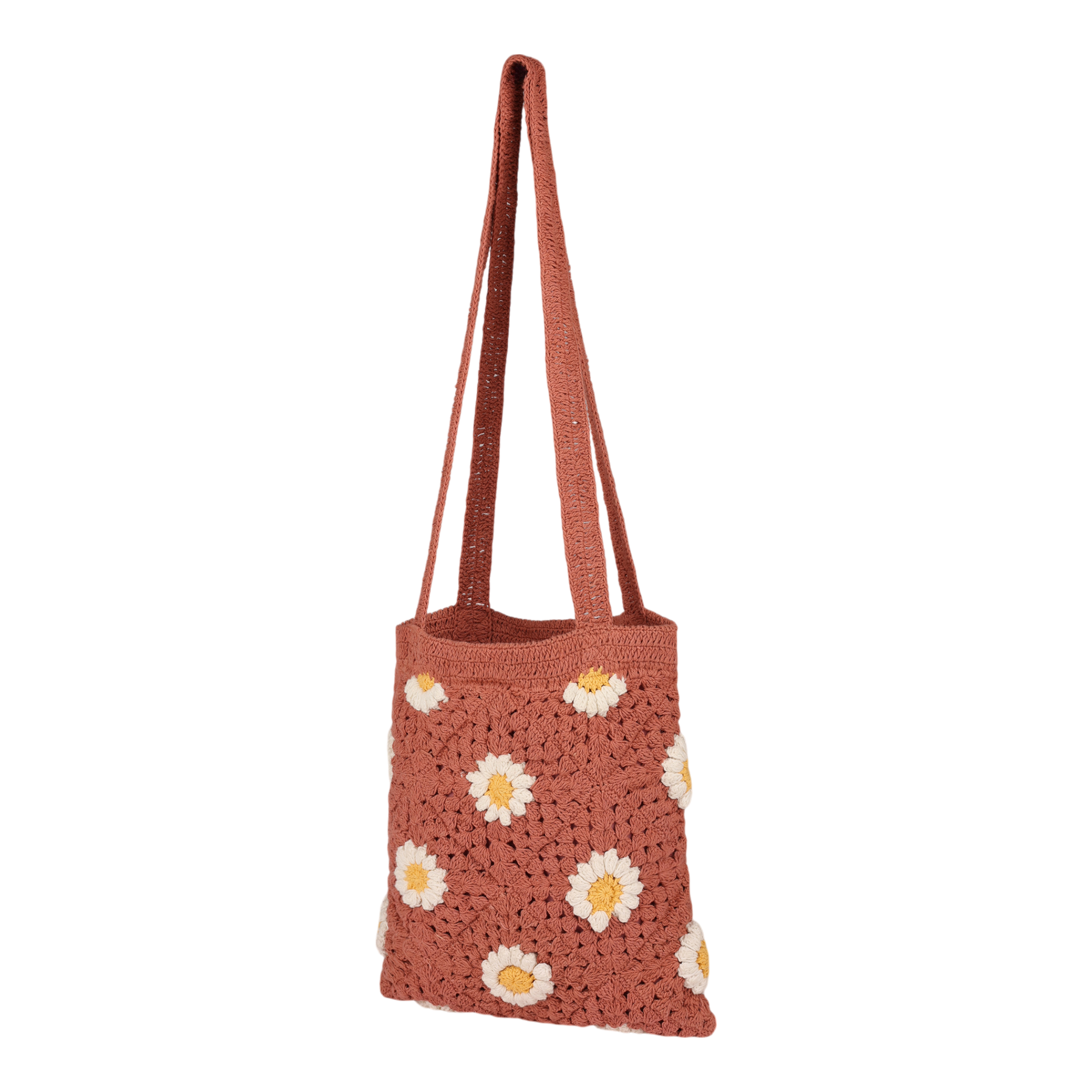 Wandering Beach Crochet Tote Bag