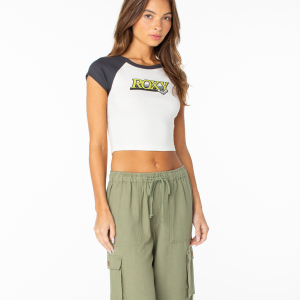 Roxy Crop Baby Tee