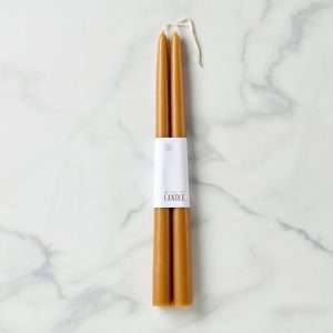 Dipped Miel 12 Taper Candle. Set of 2