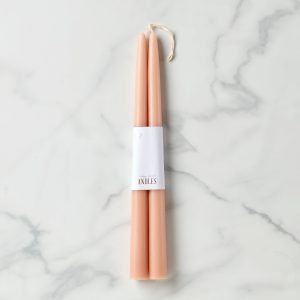 Dipped Petal 12 Taper Candle Pair. Set of 2
